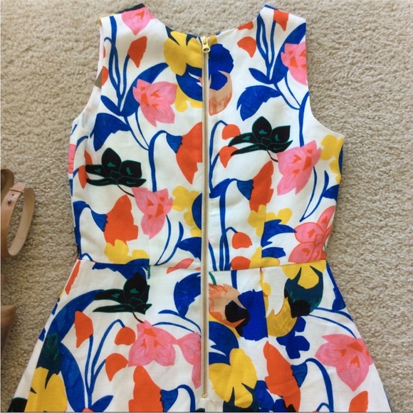 J. Crew A Line Dress in Morning Floral - Picture 6 of 6